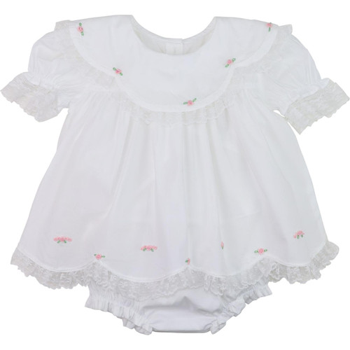 Baby Girls Pink Frilly Lace Satin Pants Over Nappy Knickers