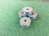 1:76 scale/00 Gauge 3D Printed Cable Drums 4pkt  ( Silver)