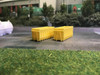 N Gauge Roll on Roll off Skips - 2pk yellow