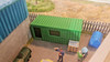 1/76 3D Printed Container Site  Office/canteen (Green)