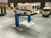 1:76  2 Post Garage Ramp