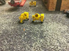 1/76 Scale / OO gauge resin cement mixer yellow 2 pack