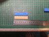 N Gauge laser cut building site hoarding (blue) 12pkt