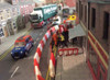 1/76  red & white water filled barriers x 10