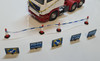 1-76 scale/00 Gauge Police signs and police tape 16pk