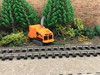 1:76 / OO gauge 3D printed tracked Wood chipper (Orange)