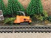 1:76 / OO gauge 3D printed tracked Wood chipper (Orange)