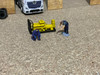 1:76 Scale,  Detailed generator with 2 workers Yellow( hand painted)