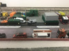 1:76 scale snack van displayed on a scene