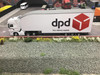 1/76 Scania and 3D printed Double Deck Trailer DPD Red