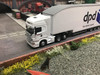 1/76 Scania and 3D printed Double Deck Trailer DPD Local (Blue)