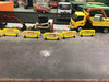 1:76 3D Printed yellow Pedestrian Barriers - 10pkt