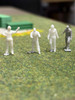 1-76 4x unpainted figures in different poses,