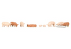 Bachmann Scenecraft 00 gauge 1/76 scale Pigs