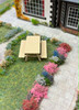 1:76 Scale Picnic bench pack of 2