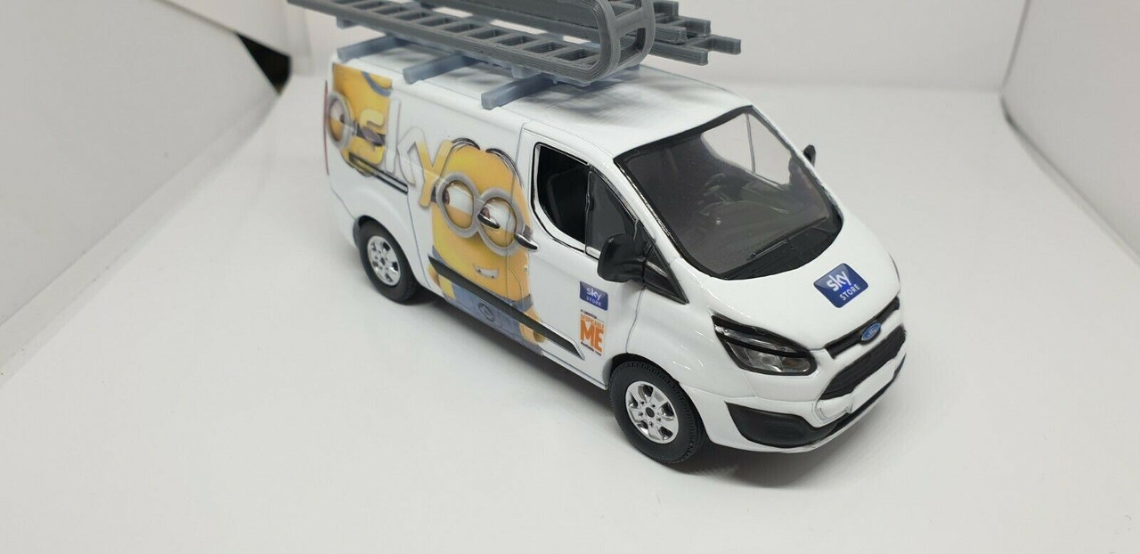 1/43 Code3 Sky Minions (Despicable Me) Greenlight diecast transit custom