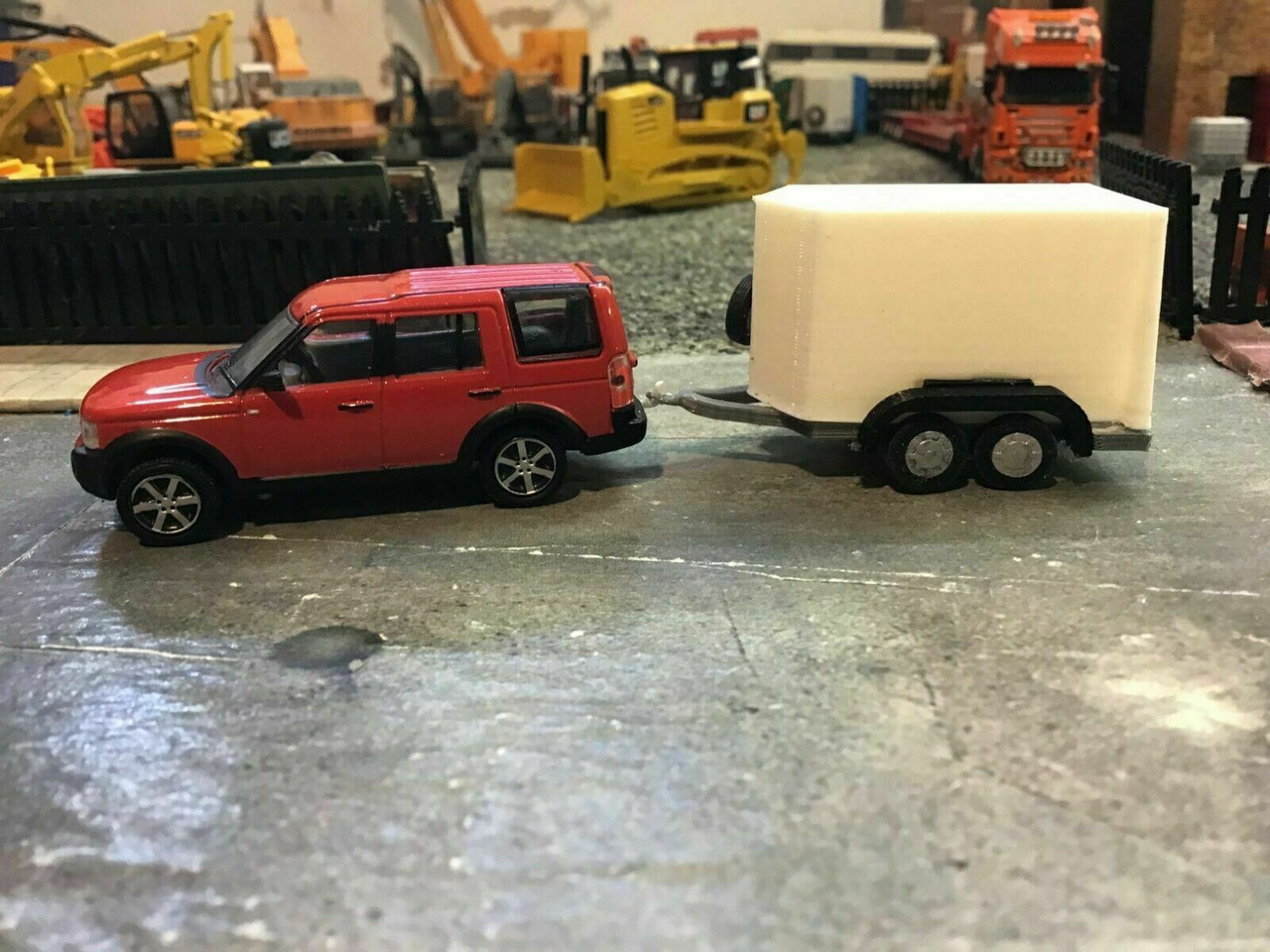 Box trailer, 3d Printed would suit 1/76 oxford diecast and 1/72 scale (00 gauge)