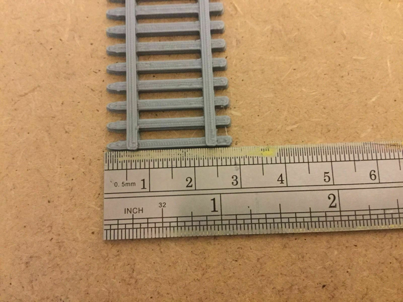 1/76 3d Printed Security Fence Silver