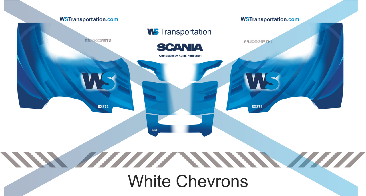 1:50 scale WS Transportation Decals for Next Gen S Series cab