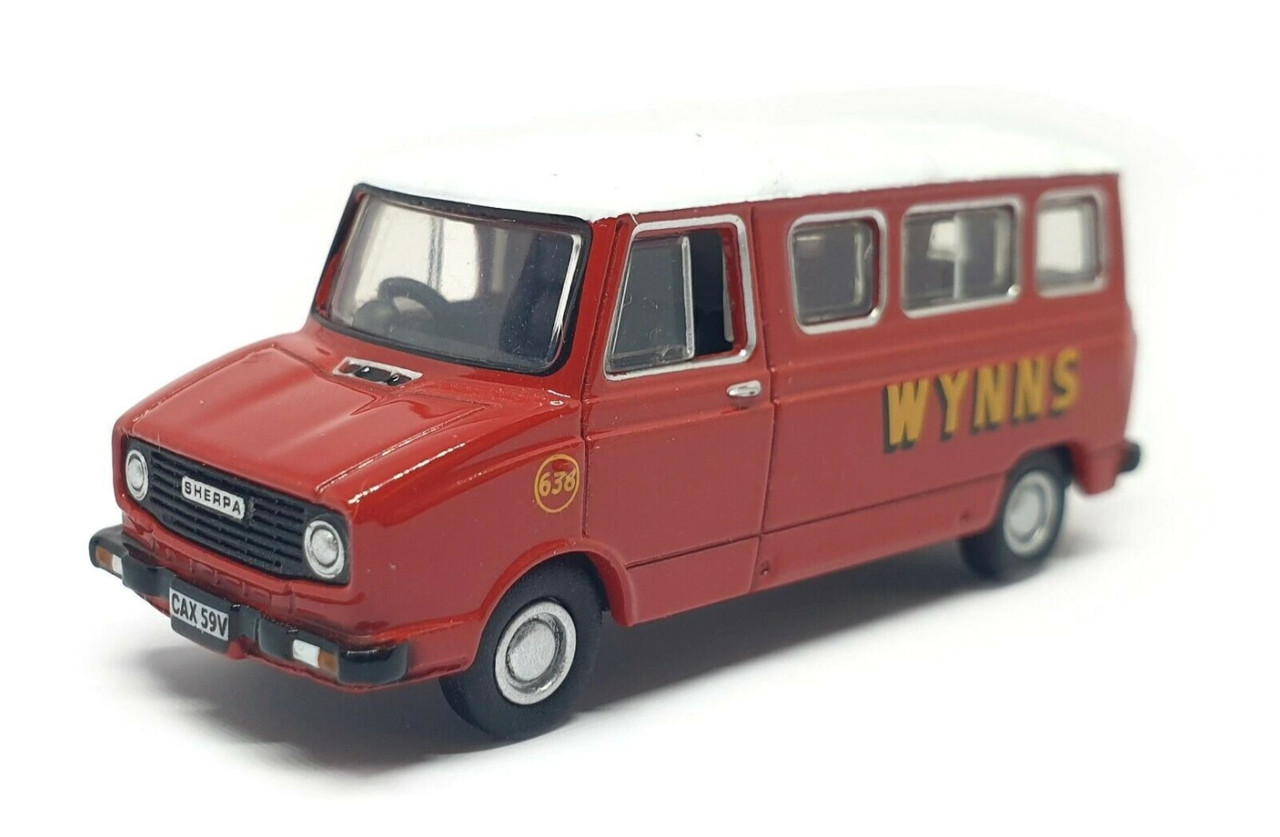 Sherpa Minibus Wynns  Oxford Diecast 1:76