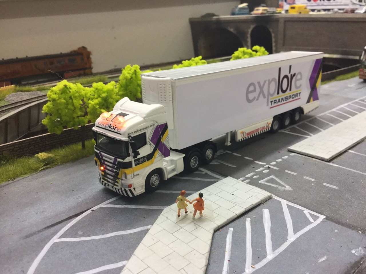 1:76 Explore Transport Decals scania cab and trailer (vinyl)