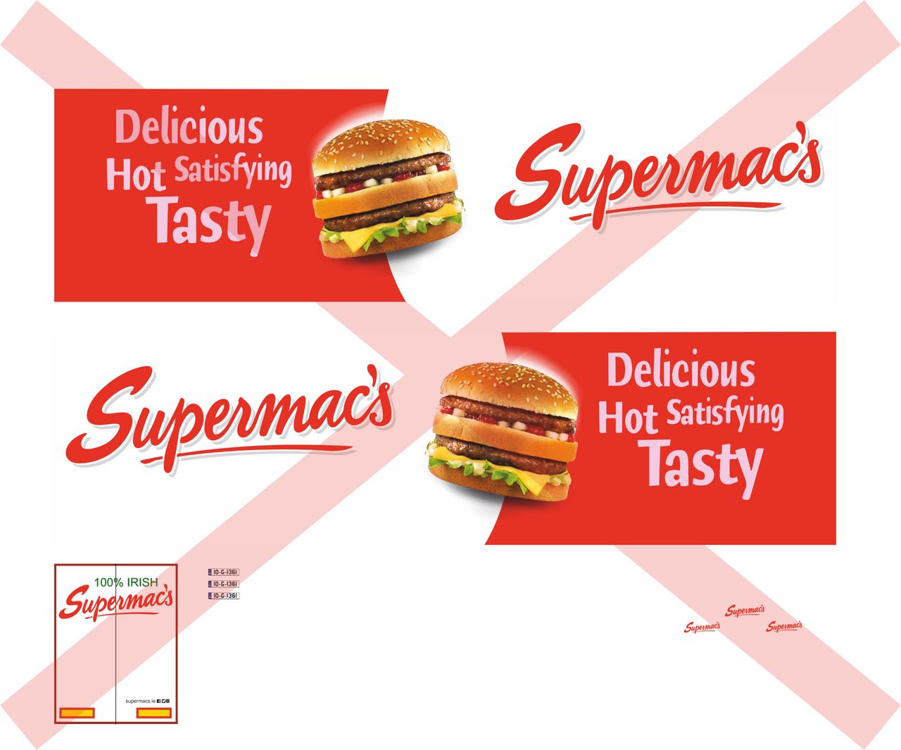 1:76 Supermacs decals for Scania cab and trailer (vinyl)