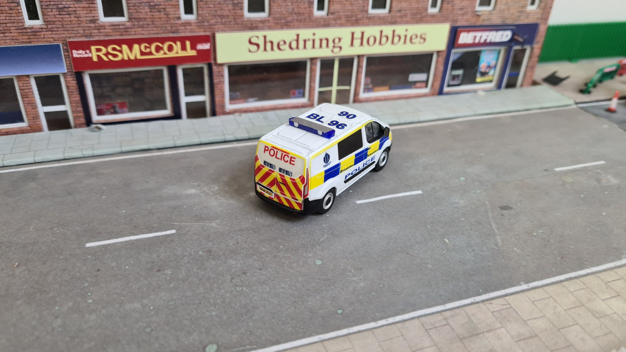 1:76 Code3 transit Custom Scottish police van (BL96)