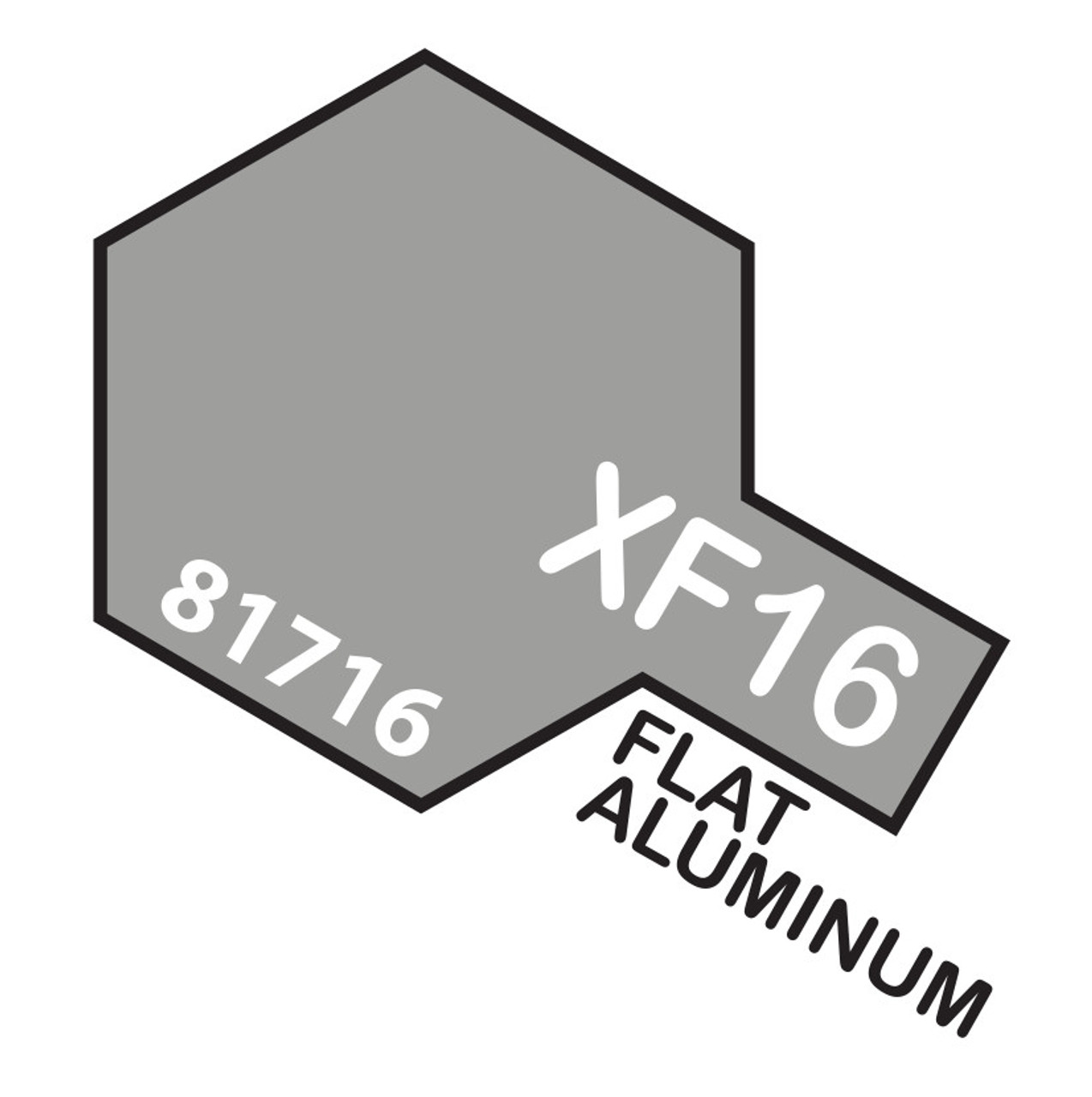 Tamiya 10ml  XF-16 Flat Aluminium