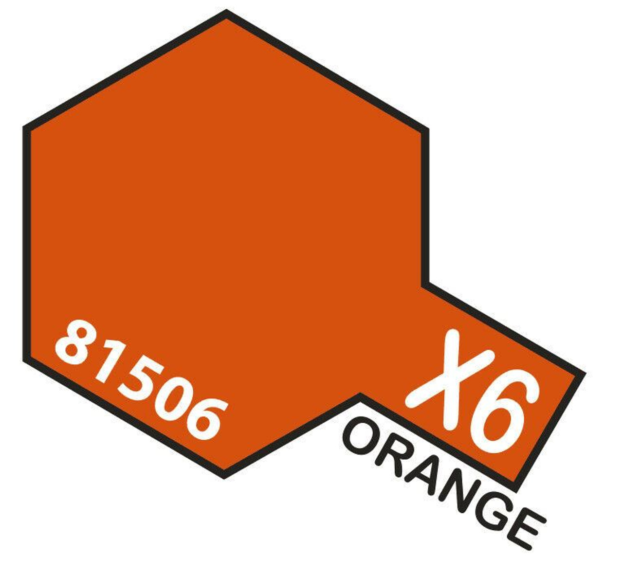 Tamiya 10ml X-6 orange