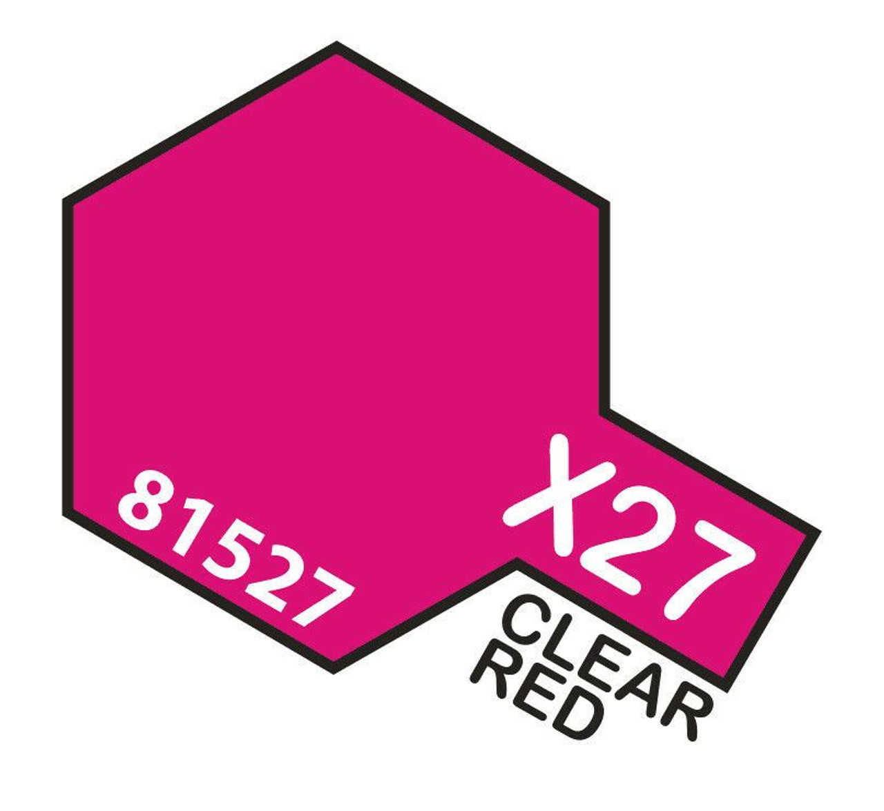Tamiya 10ml X-27 clear red