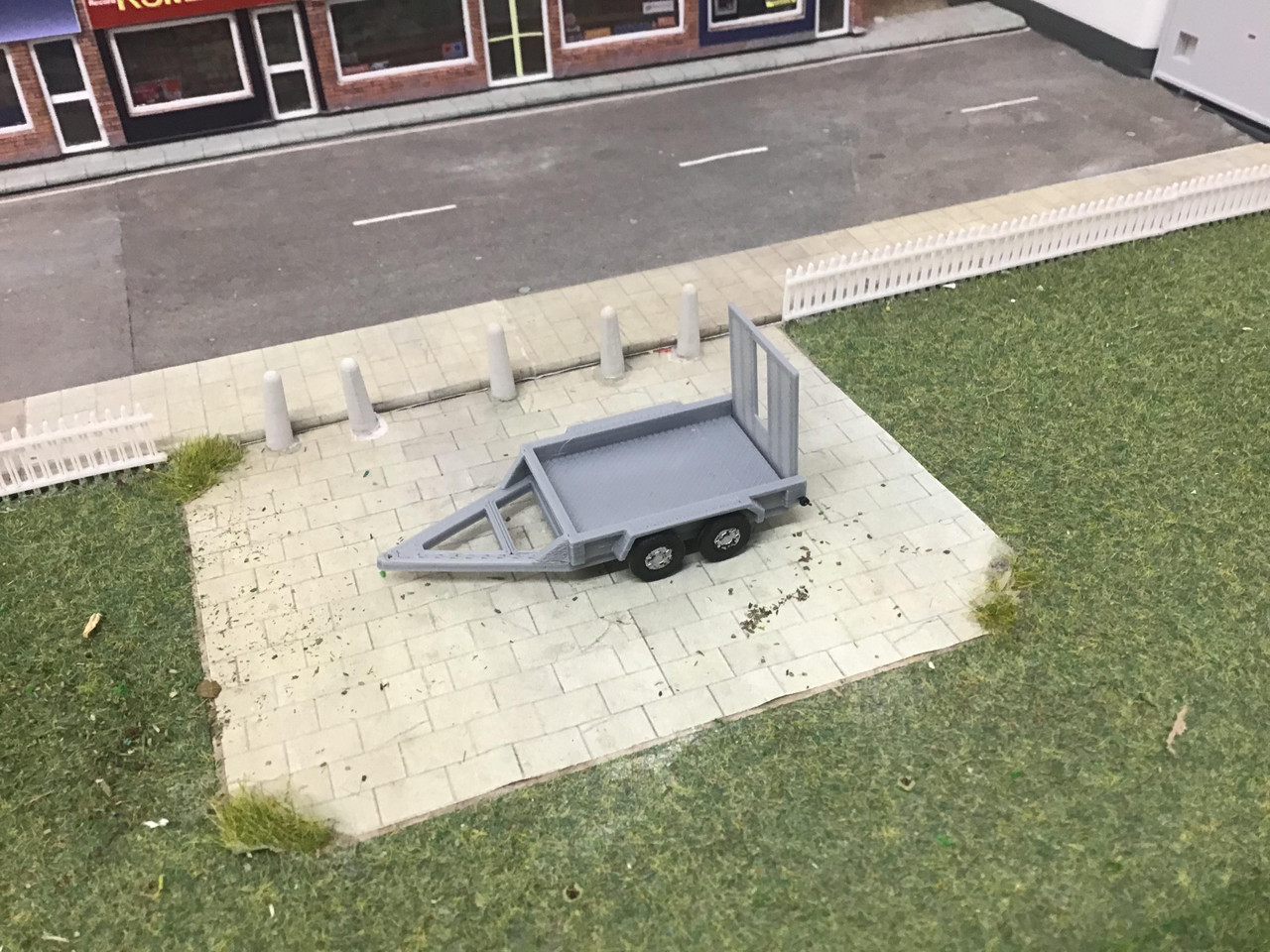 1/76 3D Printed Plant Trailer SR Hobbies