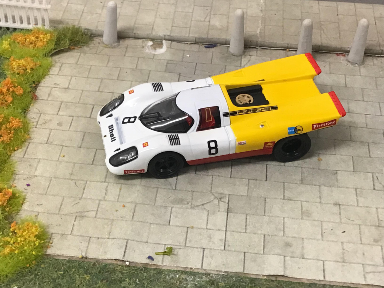 1/64 diecast Porsche 917K SHELL 1000KM Norisring 1970 #8 Tiny Diecast