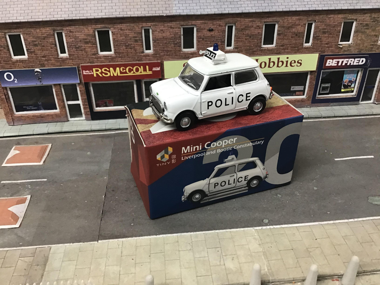 1/50 1963 Mini Cooper MK11 Liverpool and Bootle Police Tiny HK