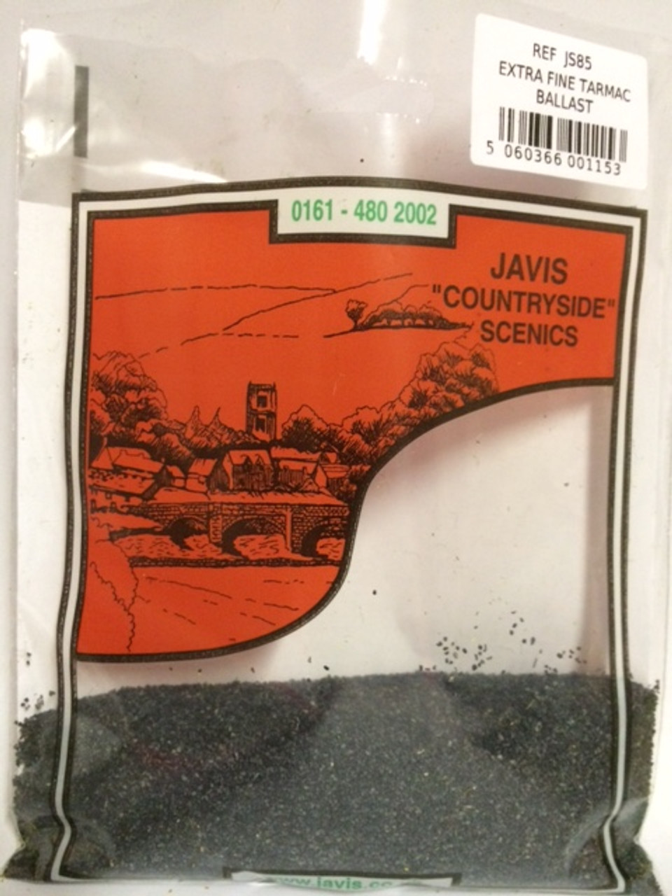 Javis JS85 Extra Fine Tarmac Ballast Scatter approx 40gms