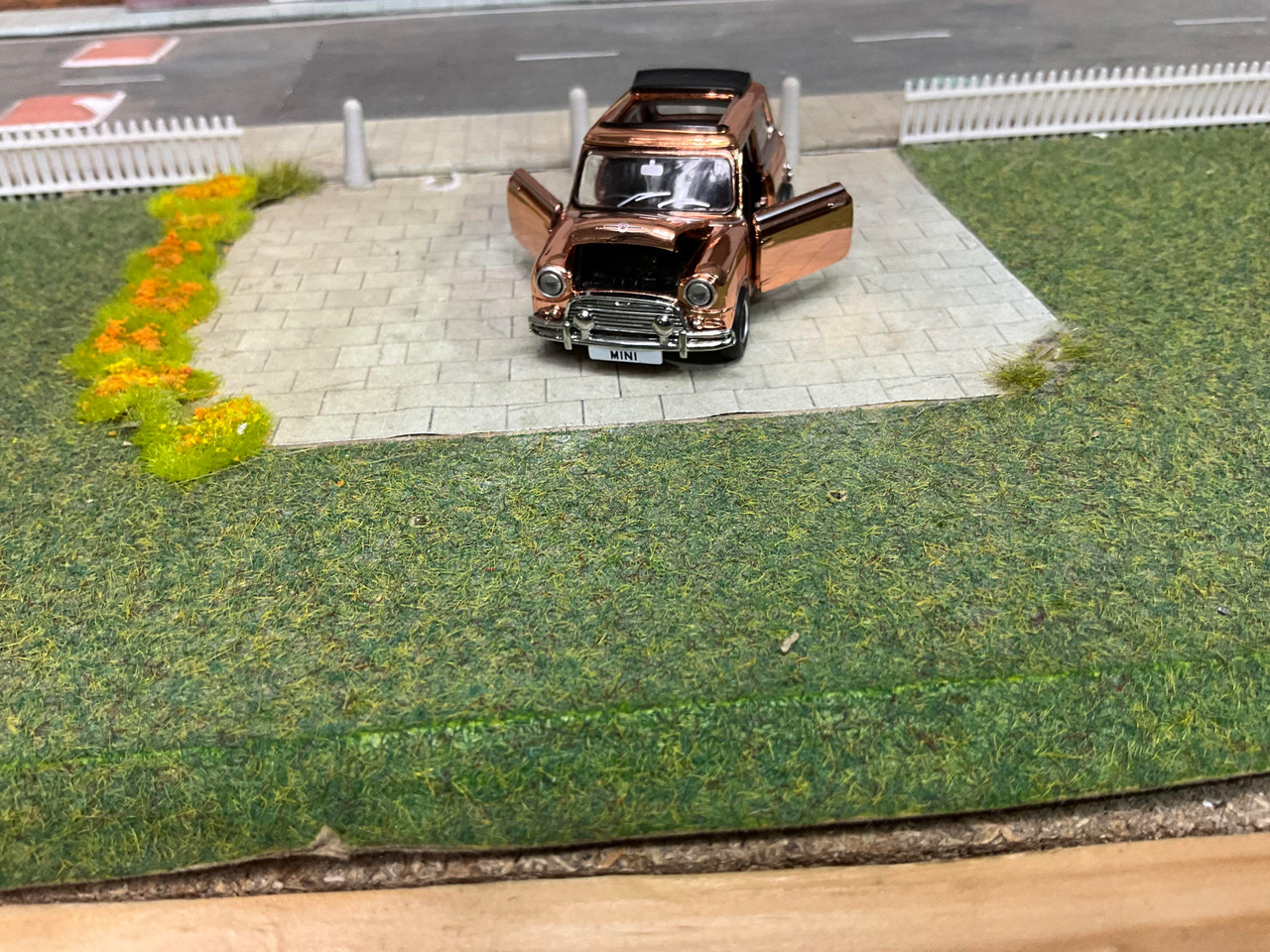 1/50 Mini Cooper Chrome Bronze, Tiny City / Tiny Diecast