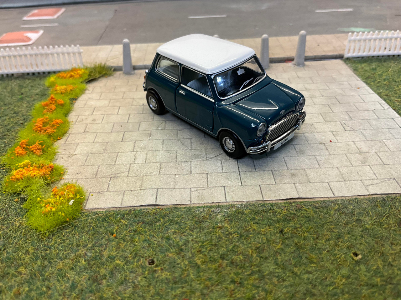 1/50 Mini Cooper  Pantone Dark Blue Tiny City/ Tiny Diecast