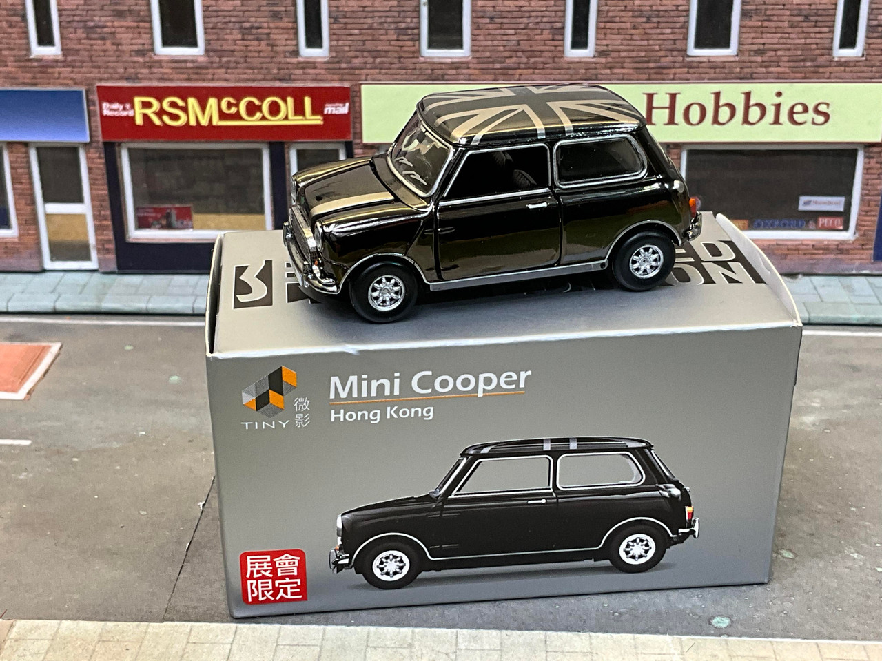 1/50 Mini Cooper Ltd Edition Chrome Black, Tiny city/ Tiny Diecast
