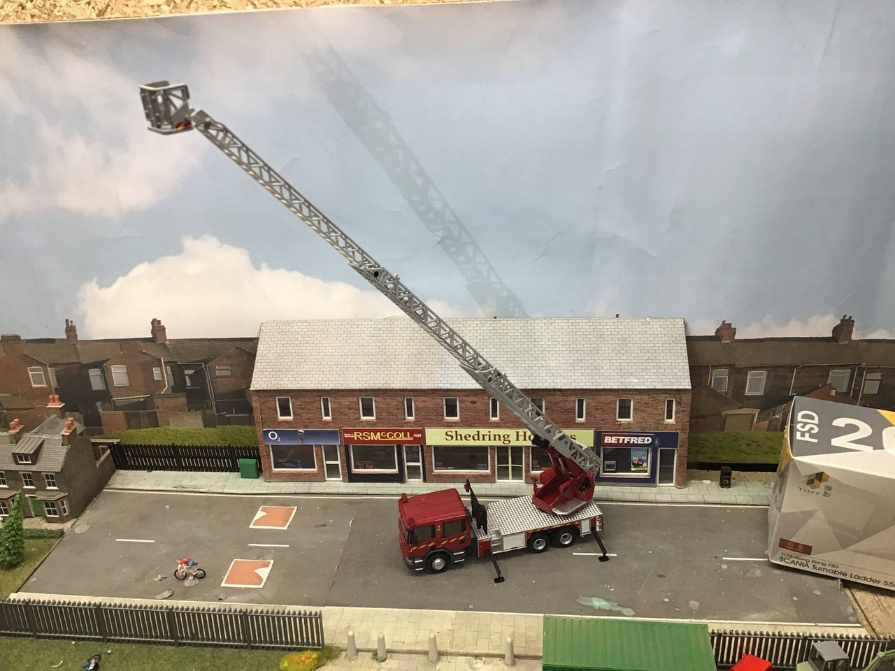 1/76 Tiny Diecast Scania Turntable Ladder 55M HKFSD (F6001)