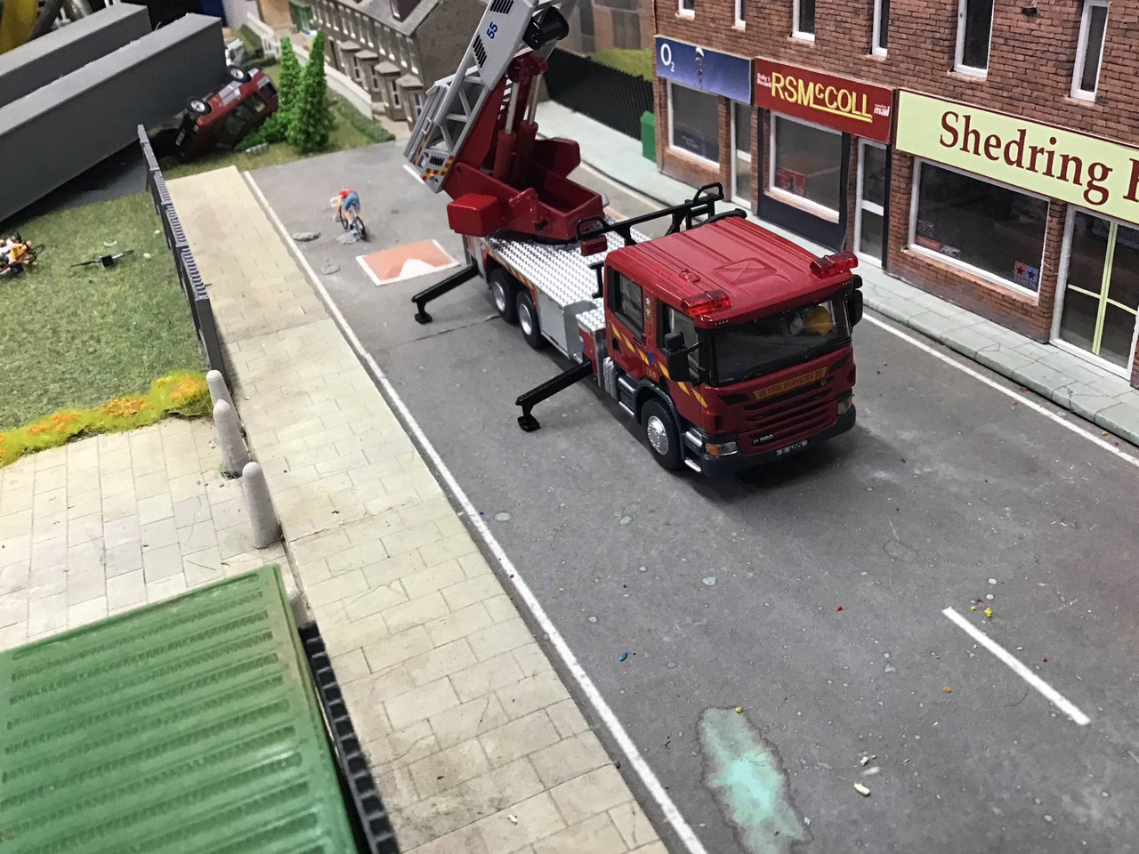 1/76 Tiny Diecast Scania Turntable Ladder 55M HKFSD (F6001)