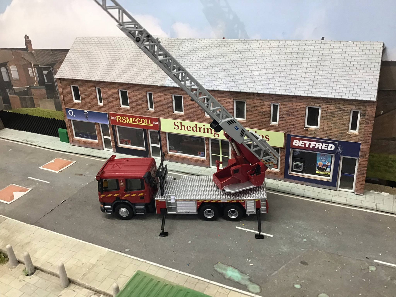 1/76 Tiny Diecast Scania Turntable Ladder 55M HKFSD (F6001)