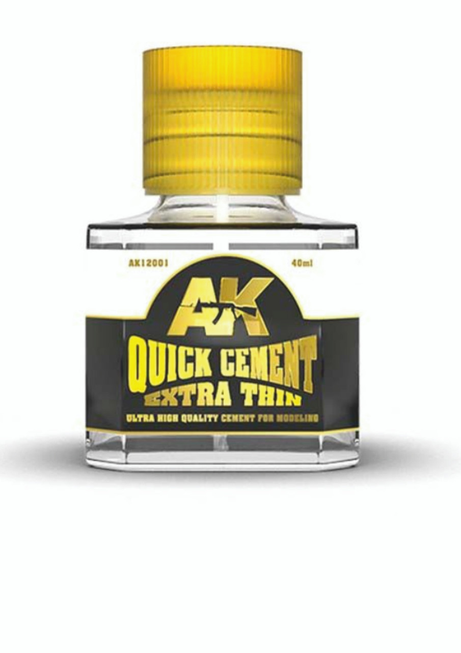 AK Quick Cement 40Ml With brush applicator (extra thin)