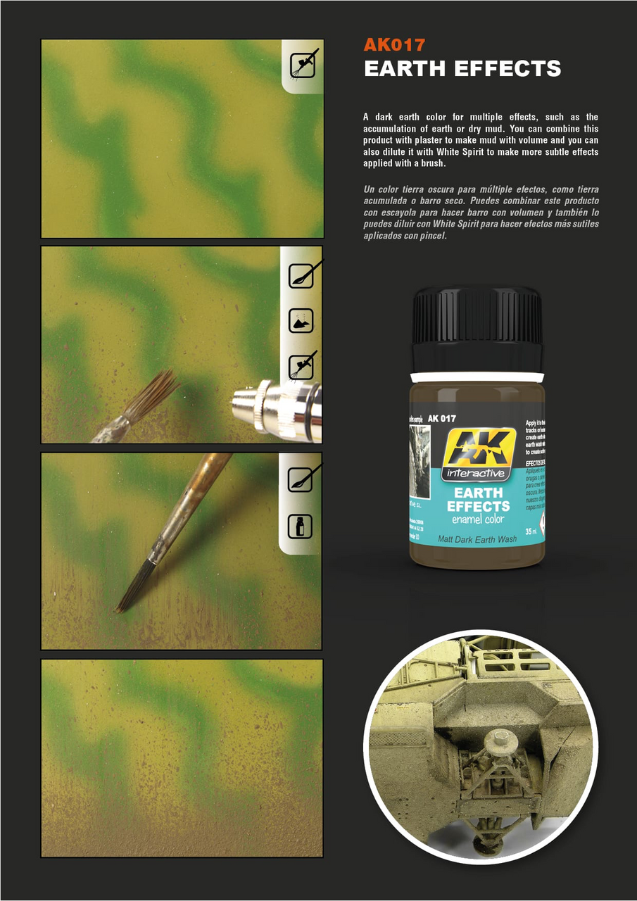 AK Interactive Earth Effects 35ml (Enamel)