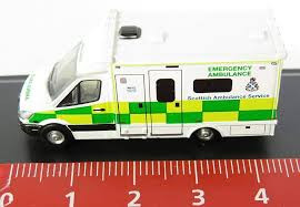 1;148 Oxford Diecast Mercedes Ambulance Scottish Ambulance Service NMA004
