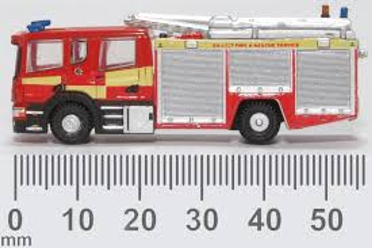 1:148 Oxford DiecastScania Pump Ladder Surrey F&R NSEF007