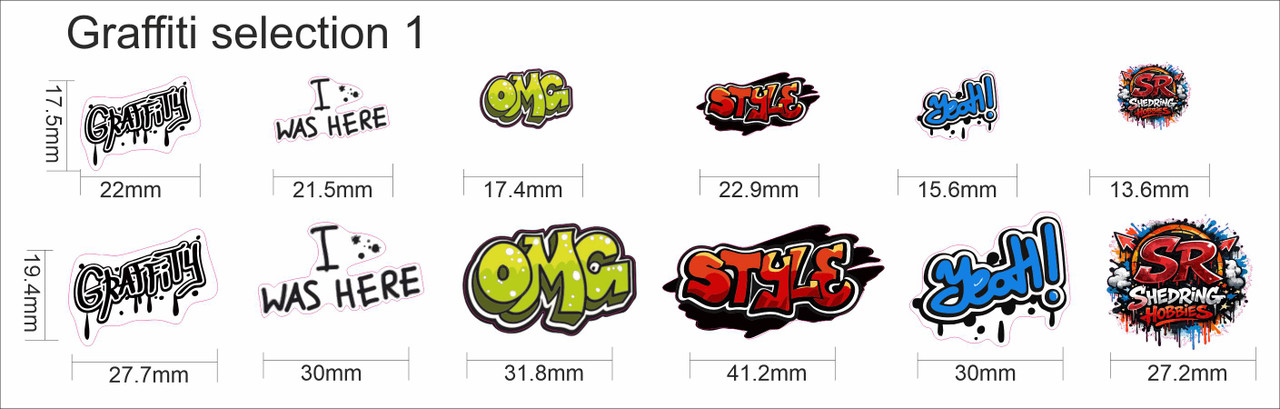 1-76 Graffiti Selection 1