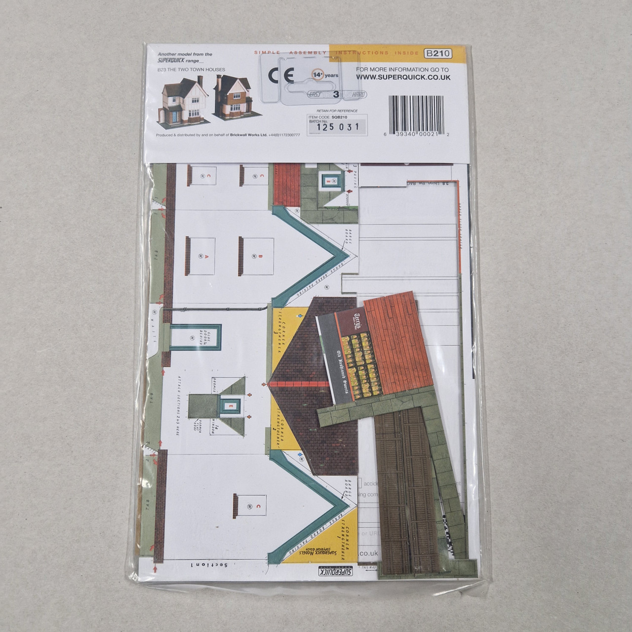 1-76 00 Gauge The swann inn (superquick card kit)