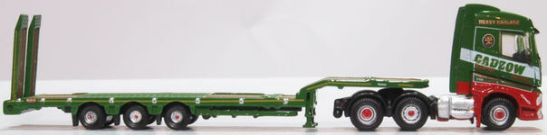 1:148 N Gauge Oxford Diecast Volvo FH4 Semi Low Loader Cadzow