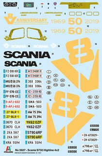 Scania S730 Highline 4x2 Italeri