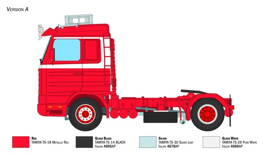 Italeri Scania R143 M500 Streamline 4x2 1:24 Scale