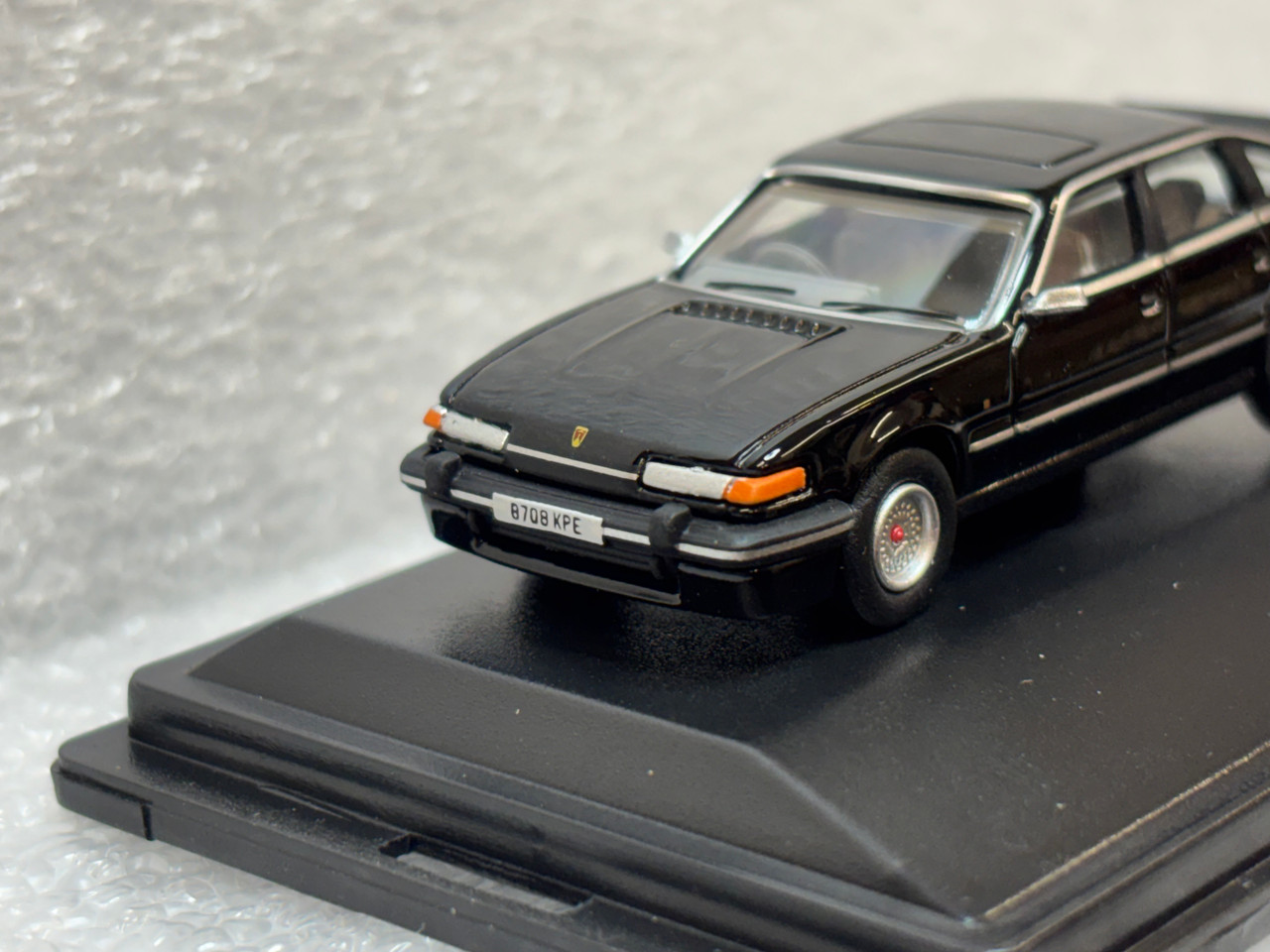 1:76 Oxford Diecast Black Rover Sd1 3500 Vitesse